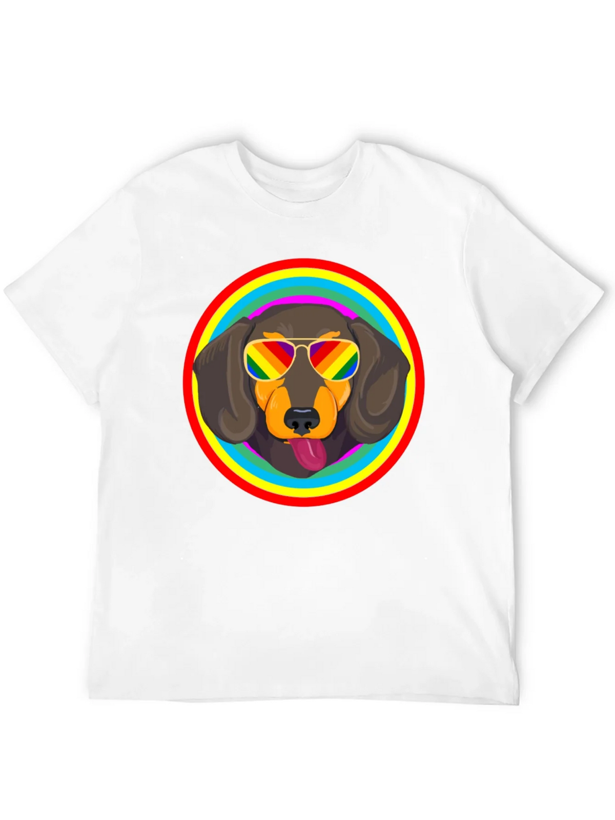 Dachshund Pride Rainbow T-Shirt product image 3