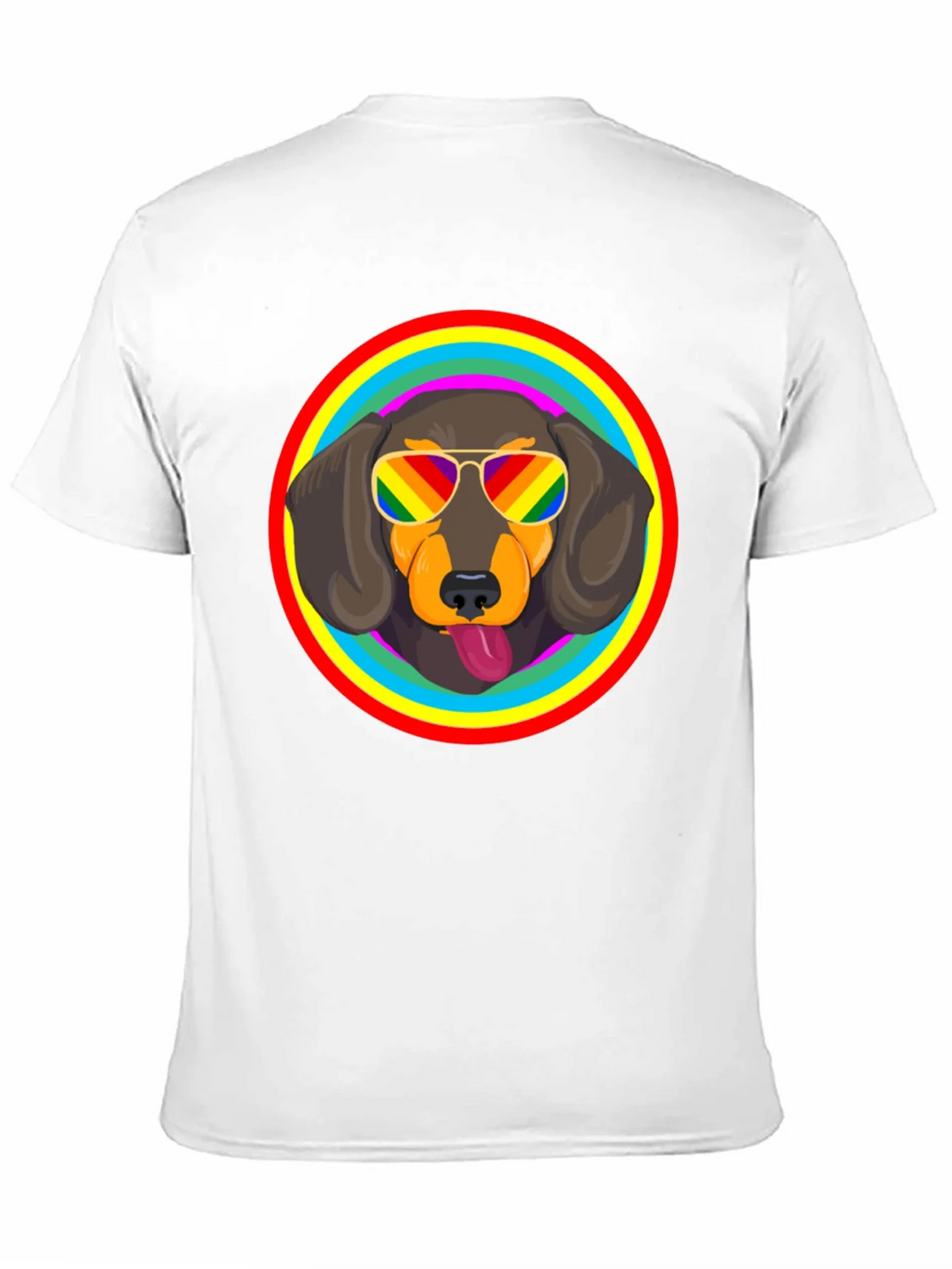 Dachshund Pride Rainbow T-Shirt product image 2