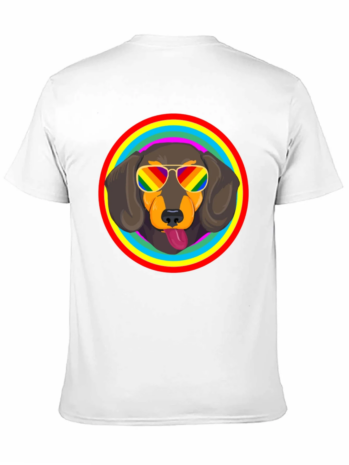 Dachshund Pride Rainbow T-Shirt product image 2