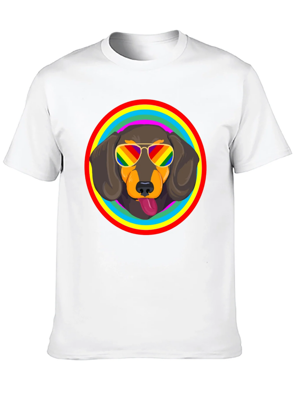Dachshund Pride Rainbow T-Shirt product image 12