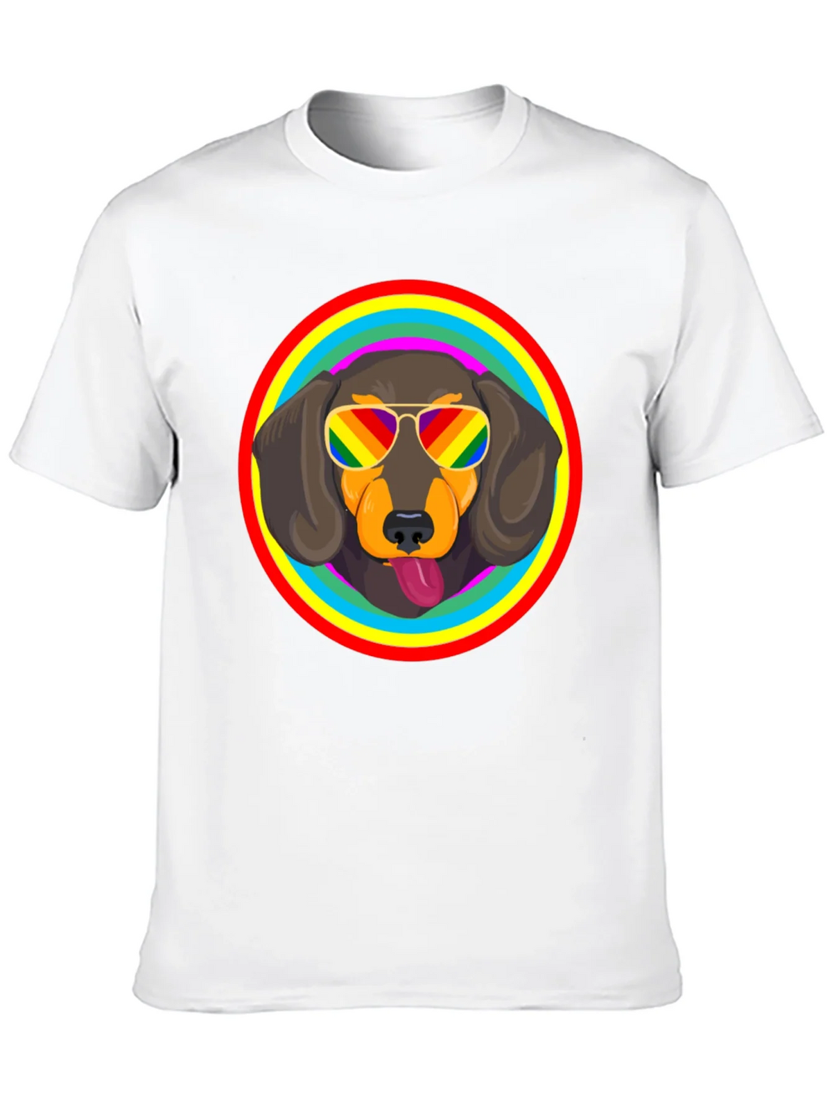 Dachshund Pride Rainbow T-Shirt product image 12