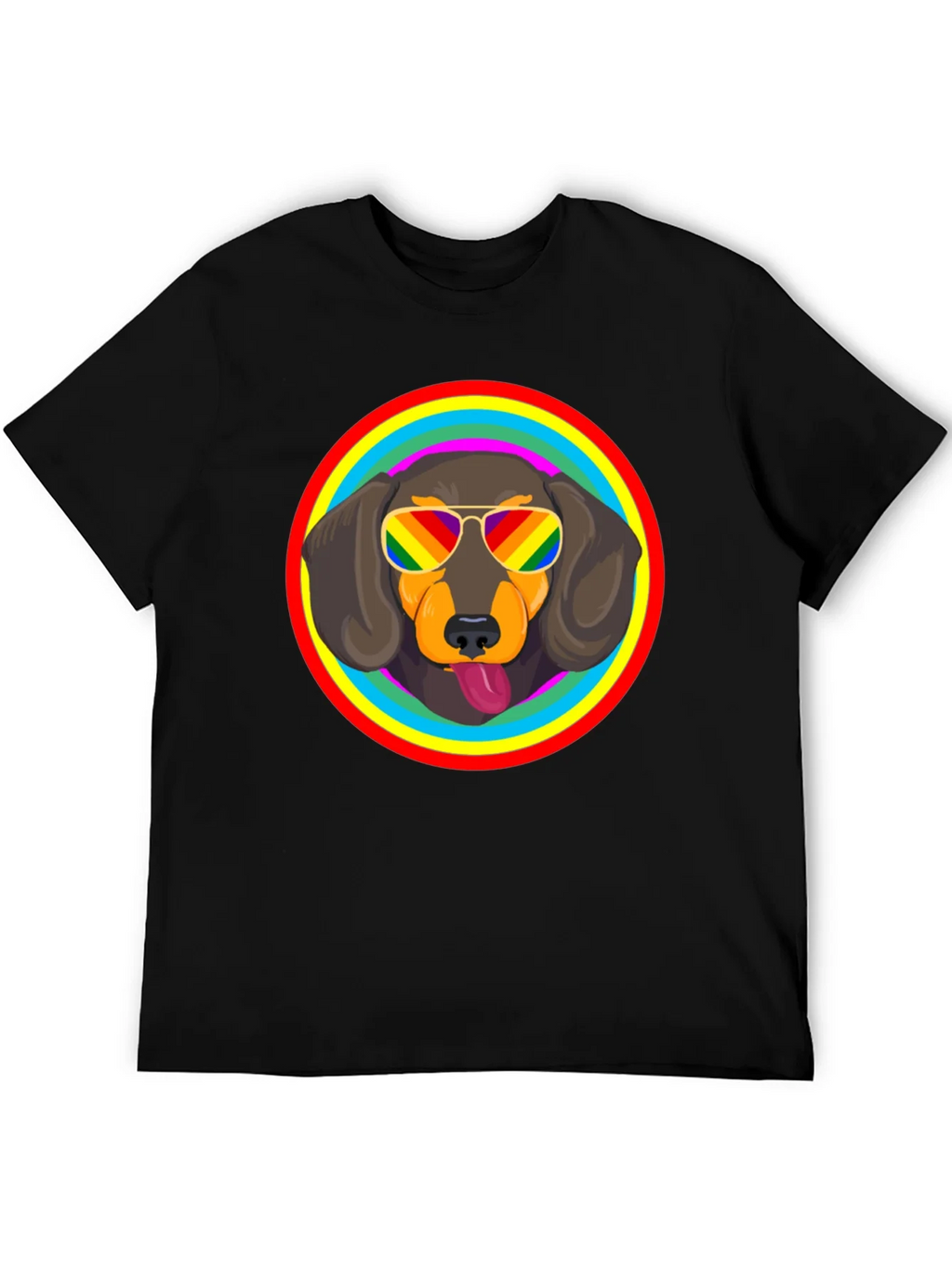 Dachshund Pride Rainbow T-Shirt product image 8