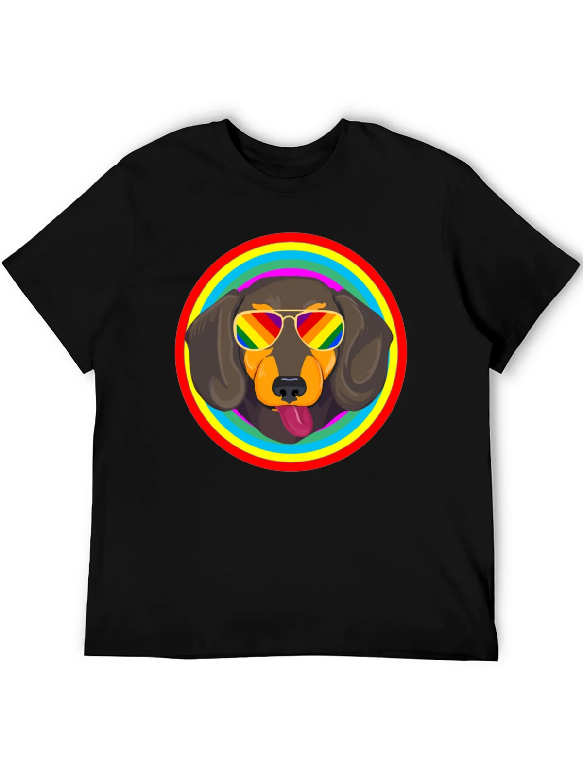 Dachshund Pride Rainbow T-Shirt product image 8
