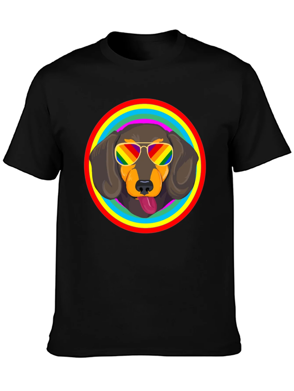 Dachshund Pride Rainbow T-Shirt product image 6