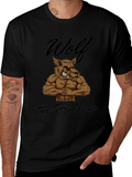 Wolf The Problem Graphic T-Shirt - Mens Black Tee product image 1