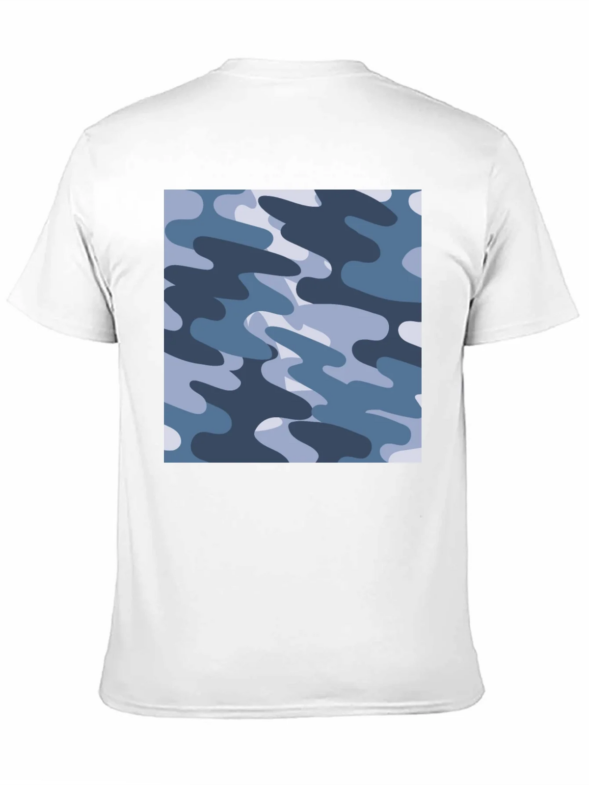 Mens Black Camouflage Print T-Shirt product image 2