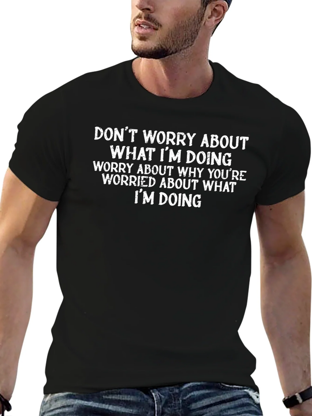 Funny Graphic T-Shirt - Worry About Yourself product image 9