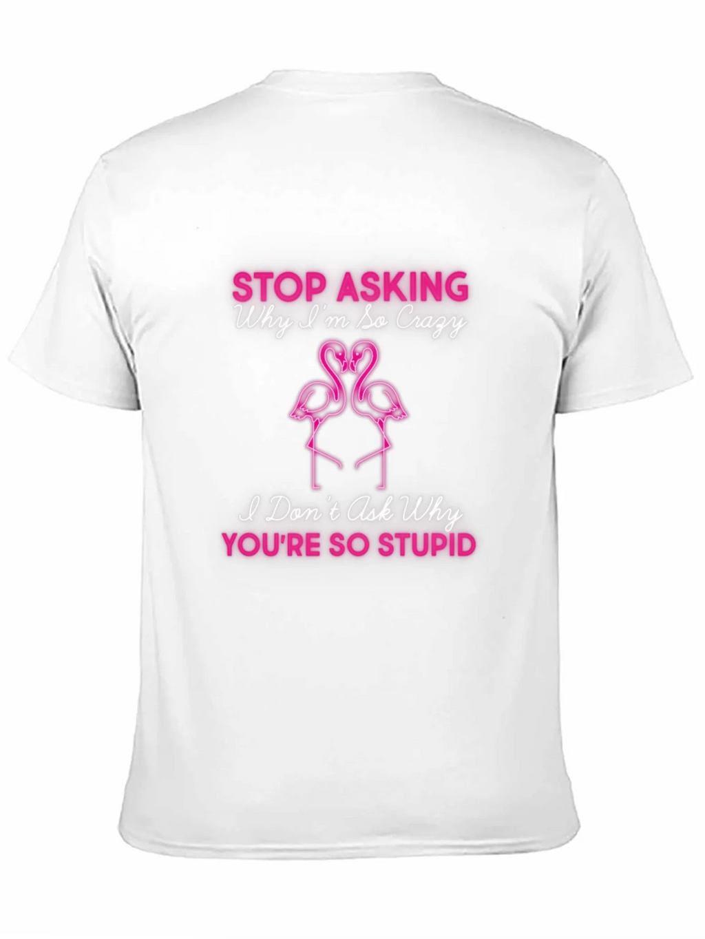 Crazy Flamingo Graphic T-Shirt product image 2