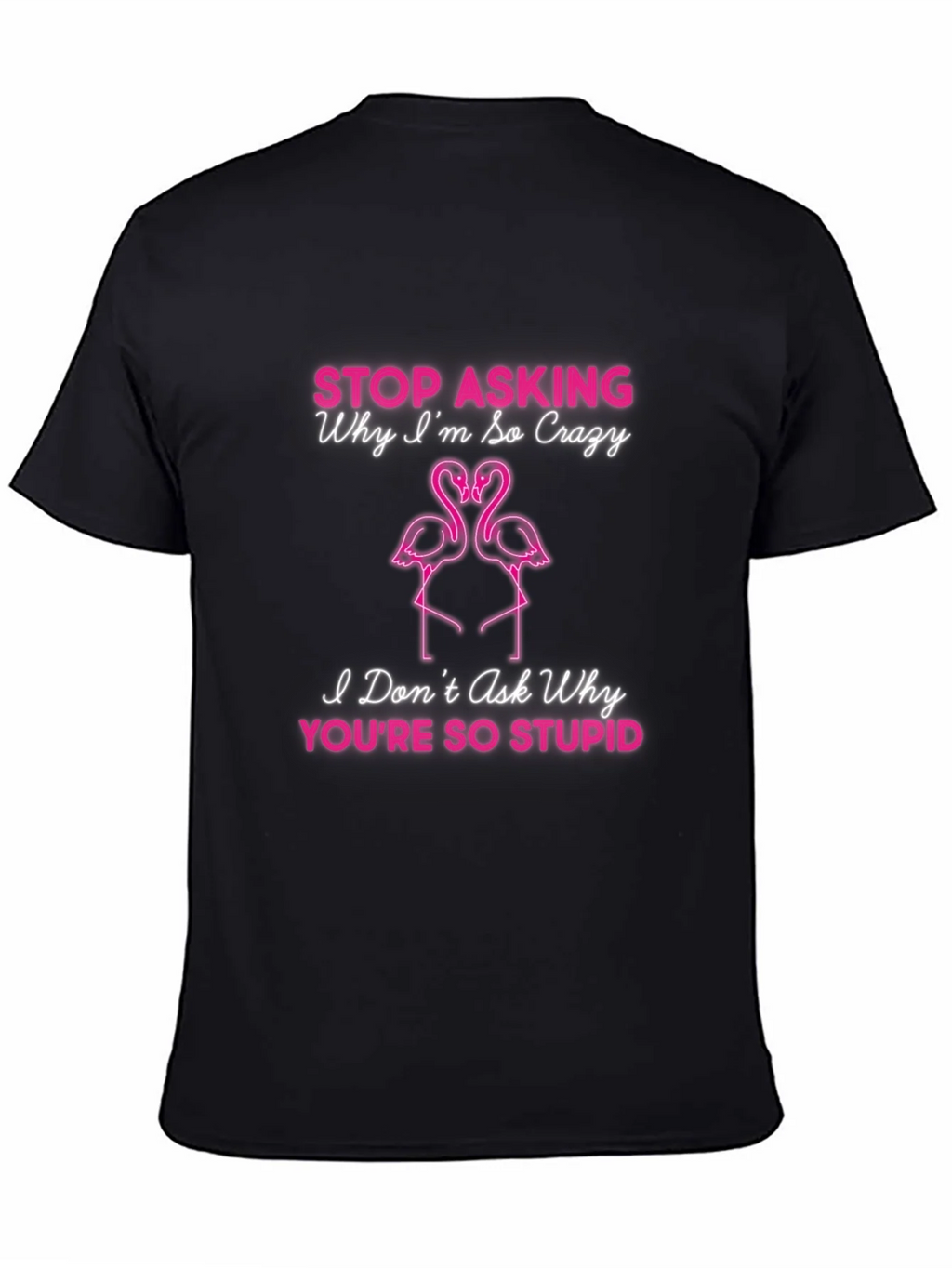 Crazy Flamingo Graphic T-Shirt product image 7