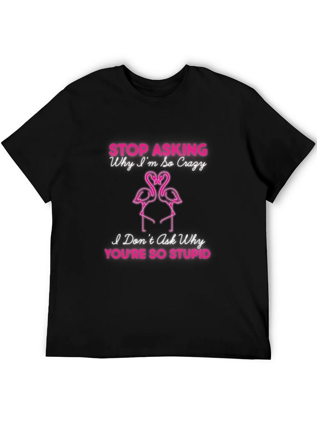 Crazy Flamingo Graphic T-Shirt product image 8