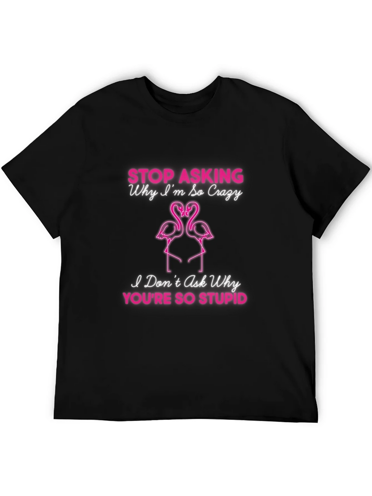 Crazy Flamingo Graphic T-Shirt product image 8