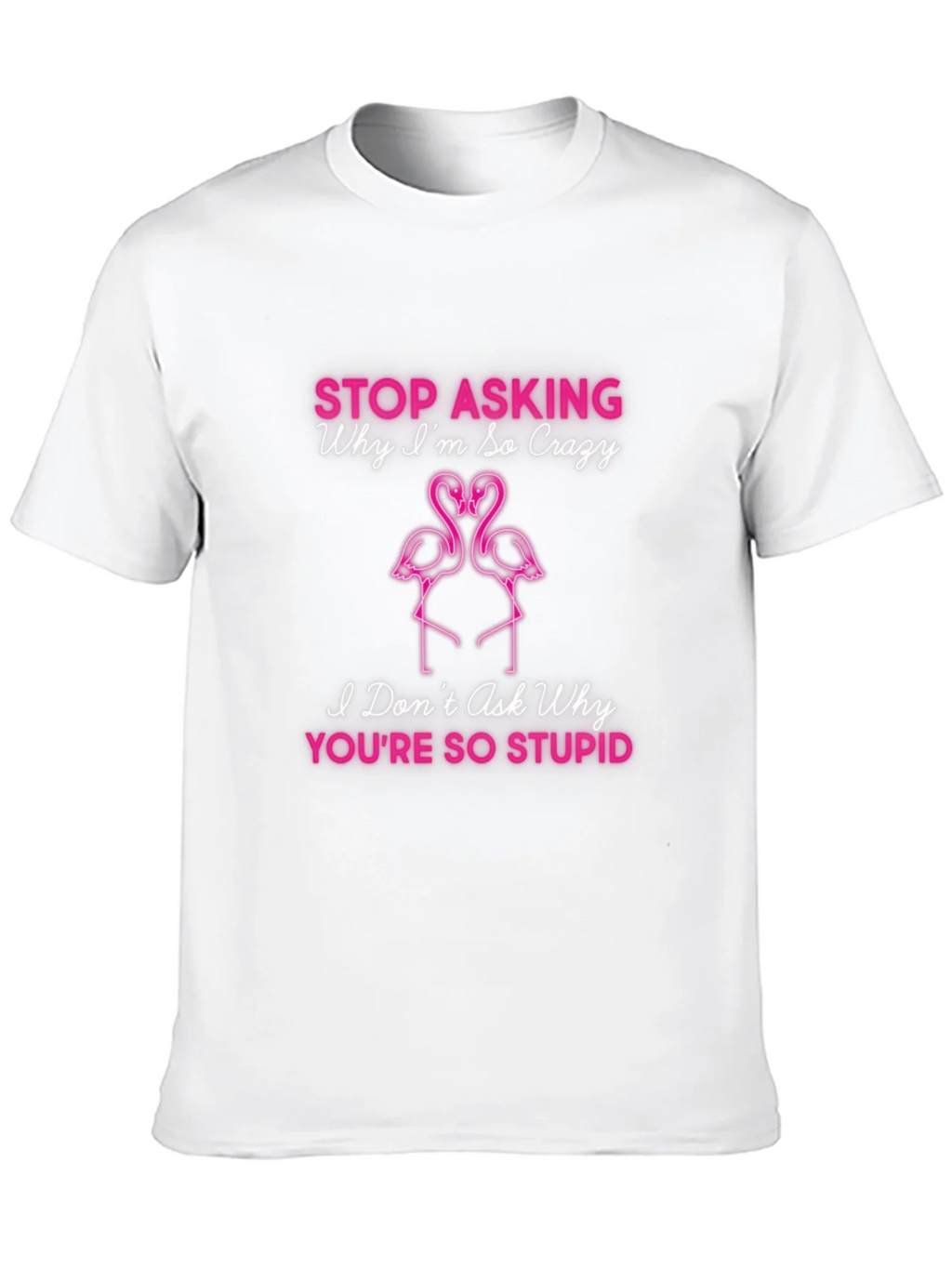 Crazy Flamingo Graphic T-Shirt product image 12