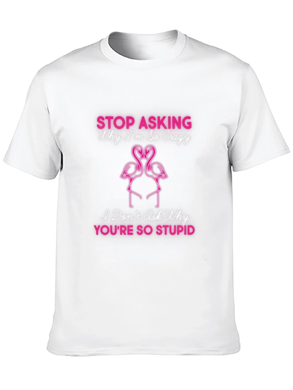 Crazy Flamingo Graphic T-Shirt product image 12