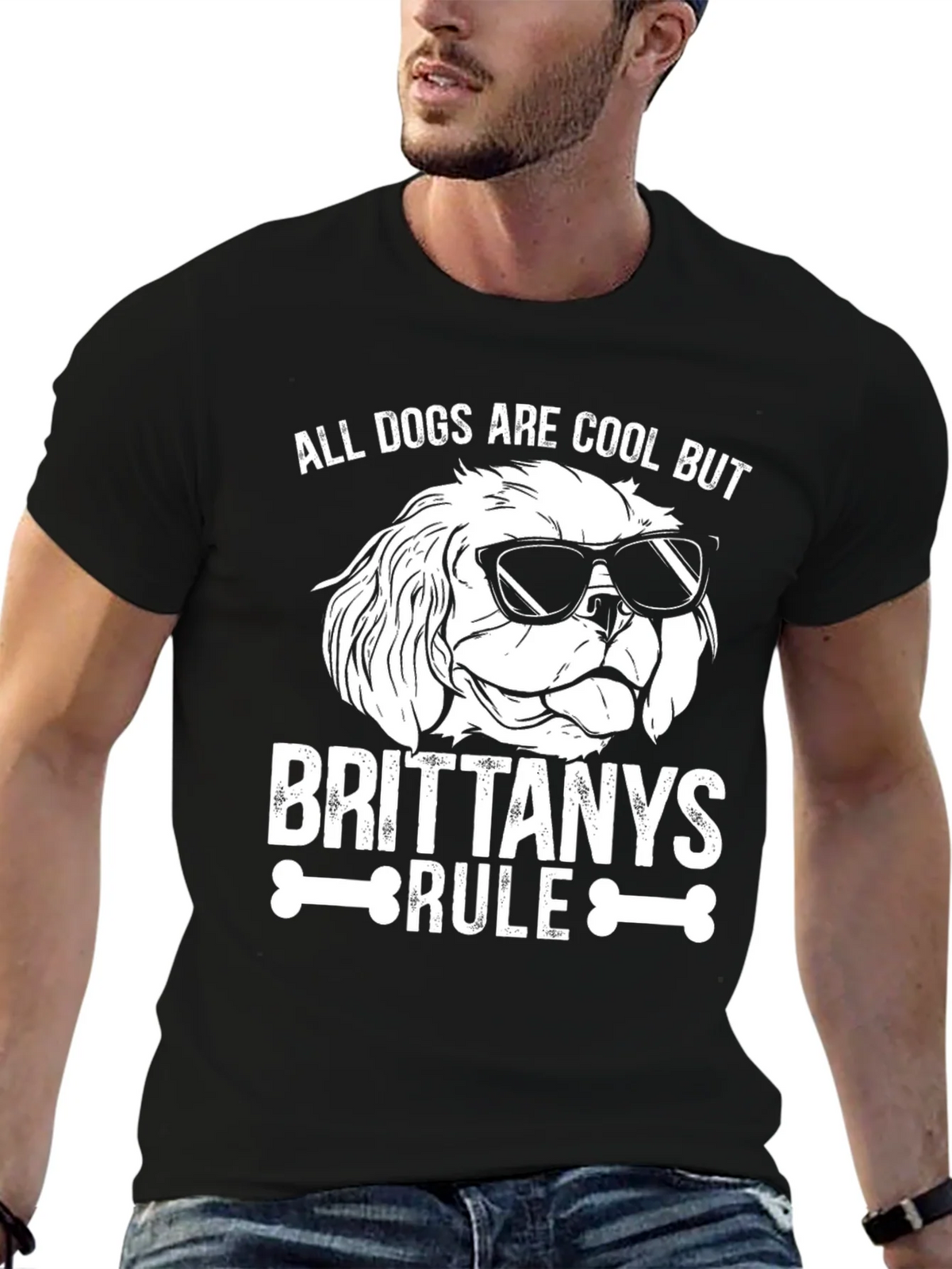 Cool Dogs Graphic T-Shirt - Brittany Spaniel Lovers product image 9