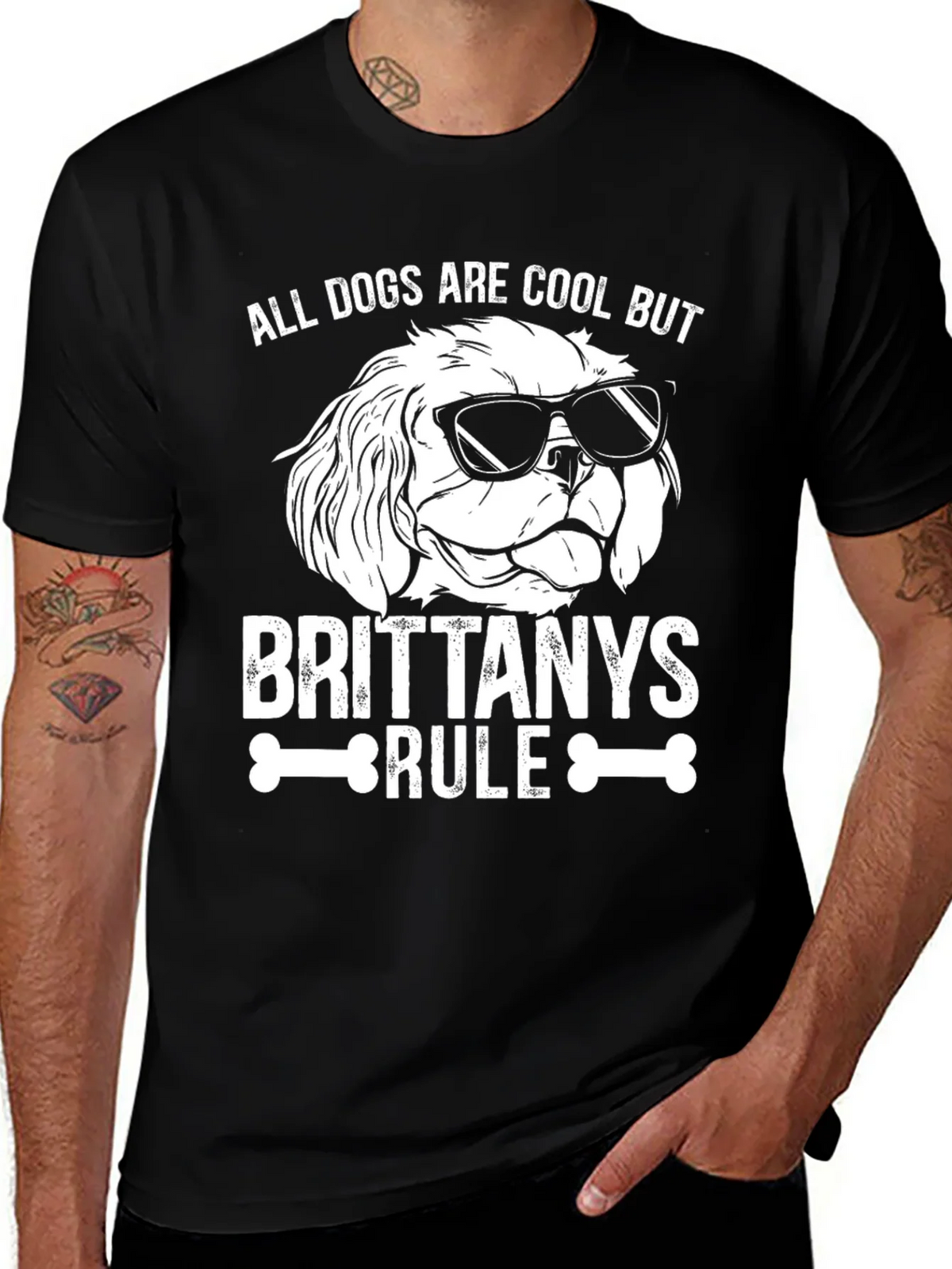 Cool Dogs Graphic T-Shirt - Brittany Spaniel Lovers product image 1