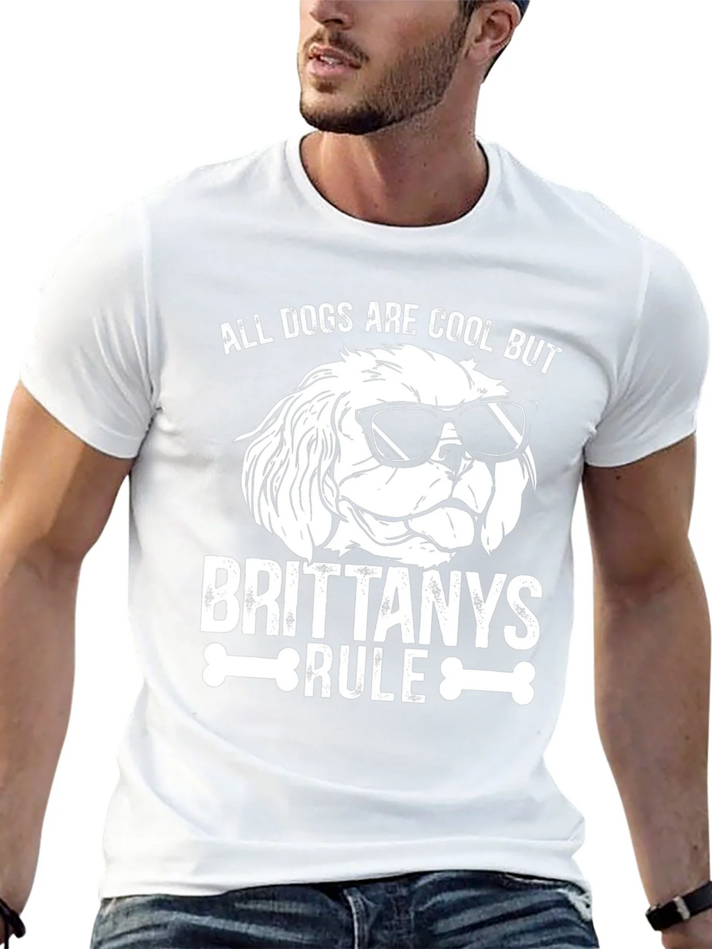 Cool Dogs Graphic T-Shirt - Brittany Spaniel Lovers product image 4
