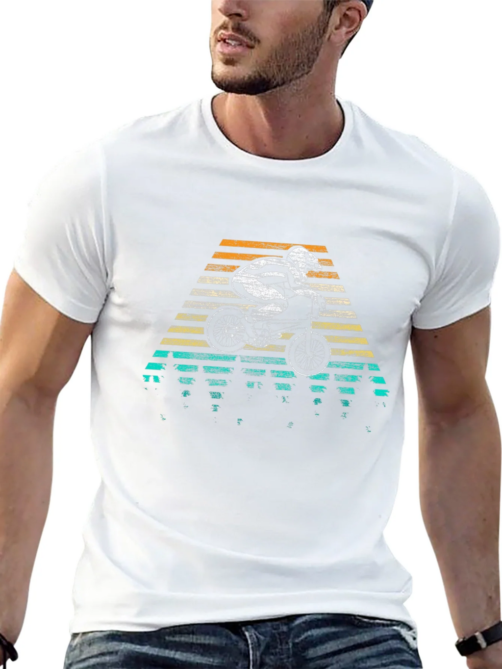 Retro Bike T-Shirt - Vintage Motocross Style product image 4
