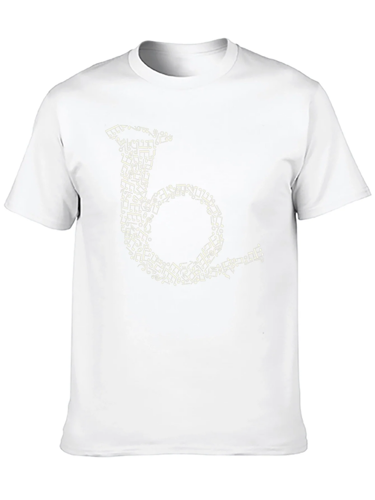 Musical Note French Horn Black T-Shirt product image 12