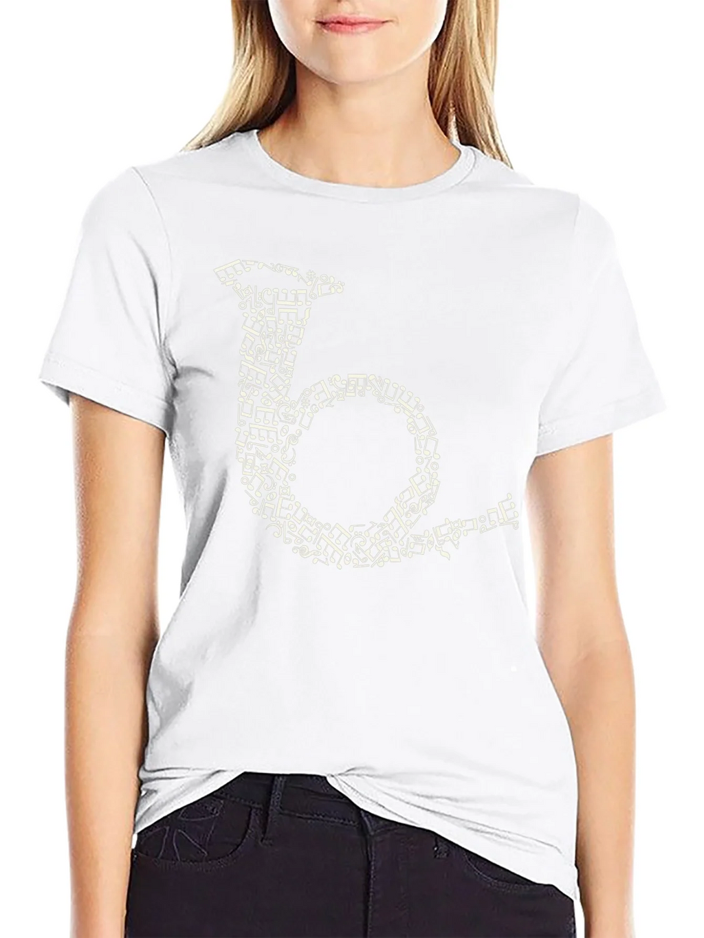 Musical Note French Horn Black T-Shirt product image 11