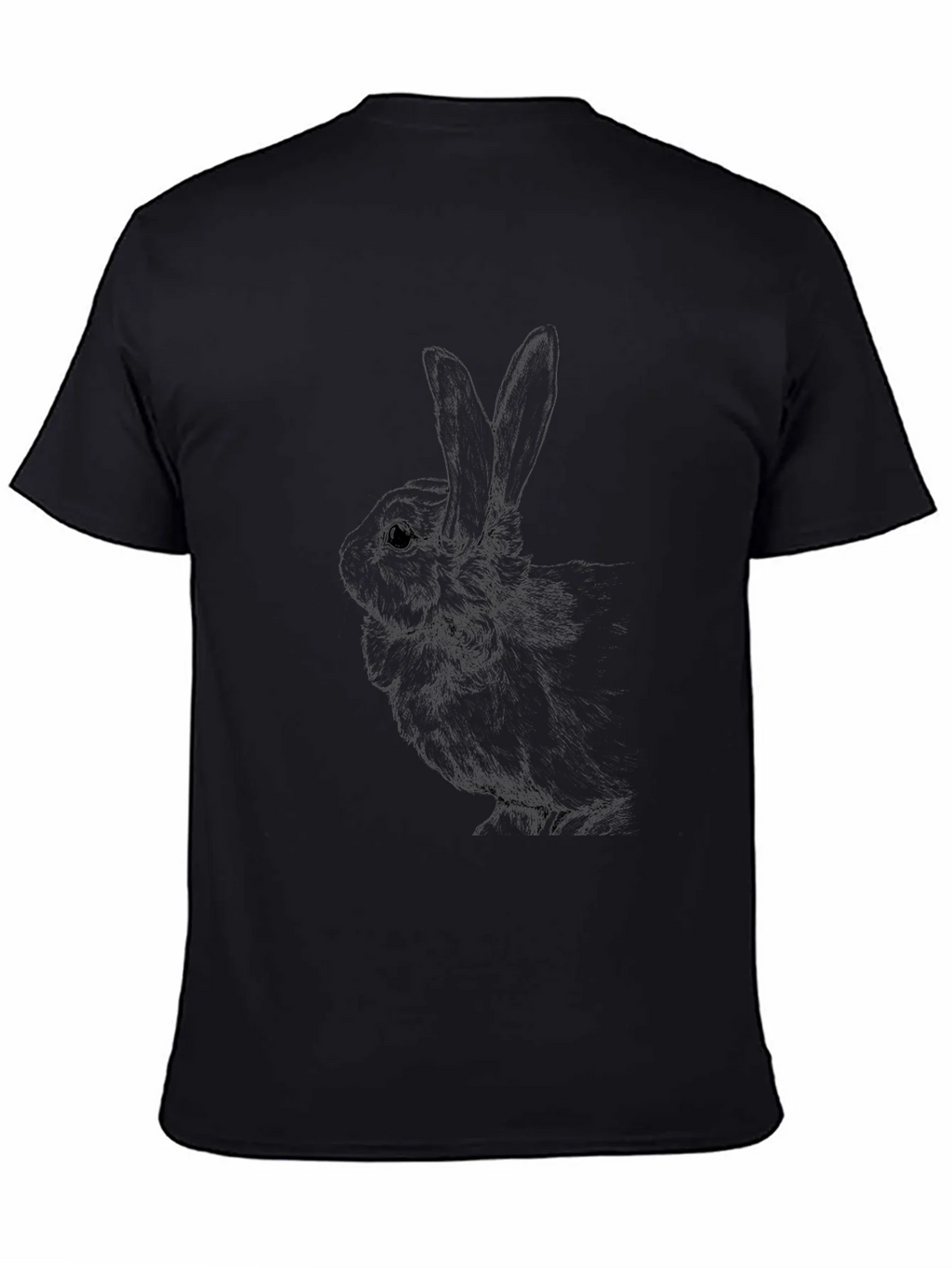Black Rabbit Graphic Tee - Unisex Cotton Blend product image 7