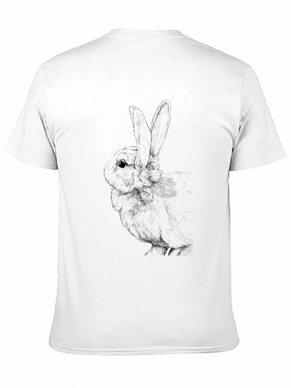 Black Rabbit Graphic Tee - Unisex Cotton Blend product image 2