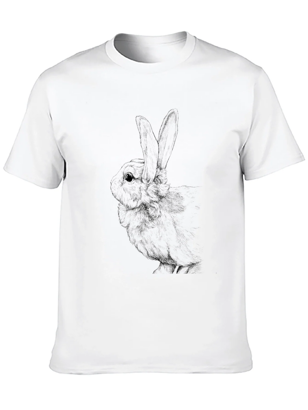 Black Rabbit Graphic Tee - Unisex Cotton Blend product image 12