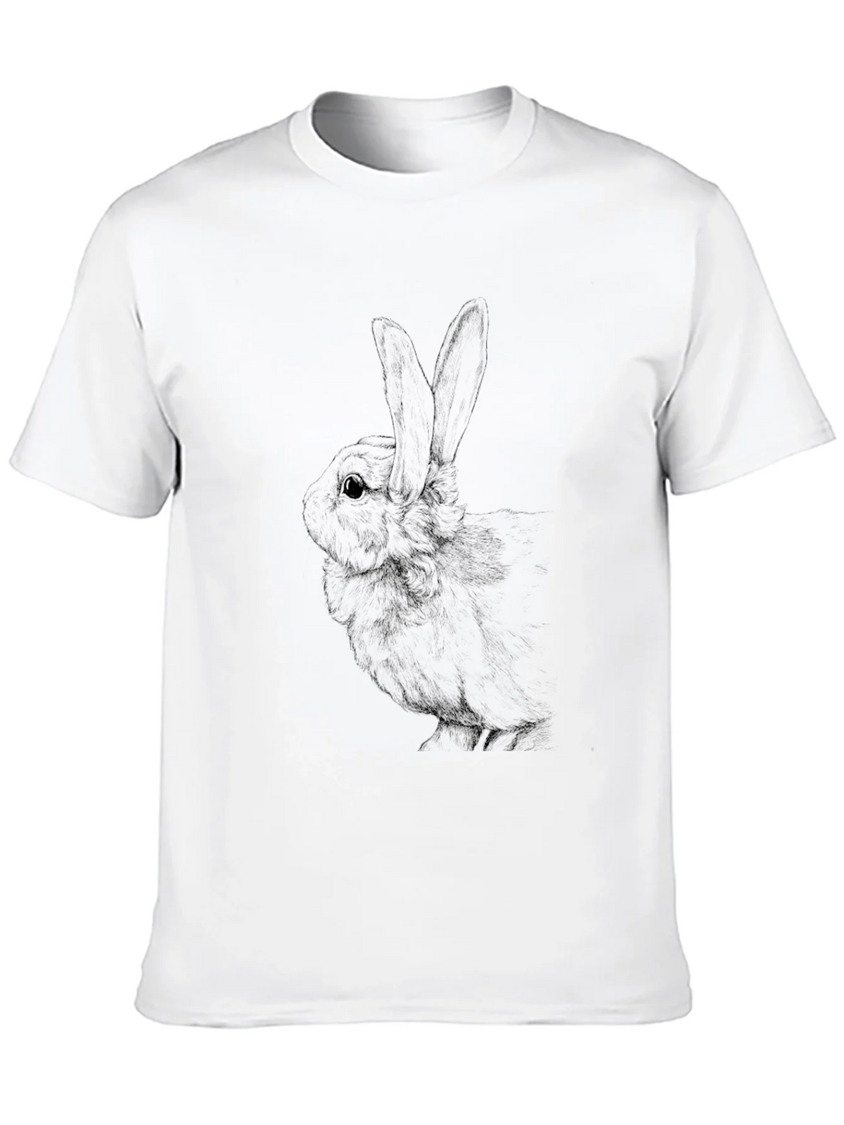 Black Rabbit Graphic Tee - Unisex Cotton Blend product image 12