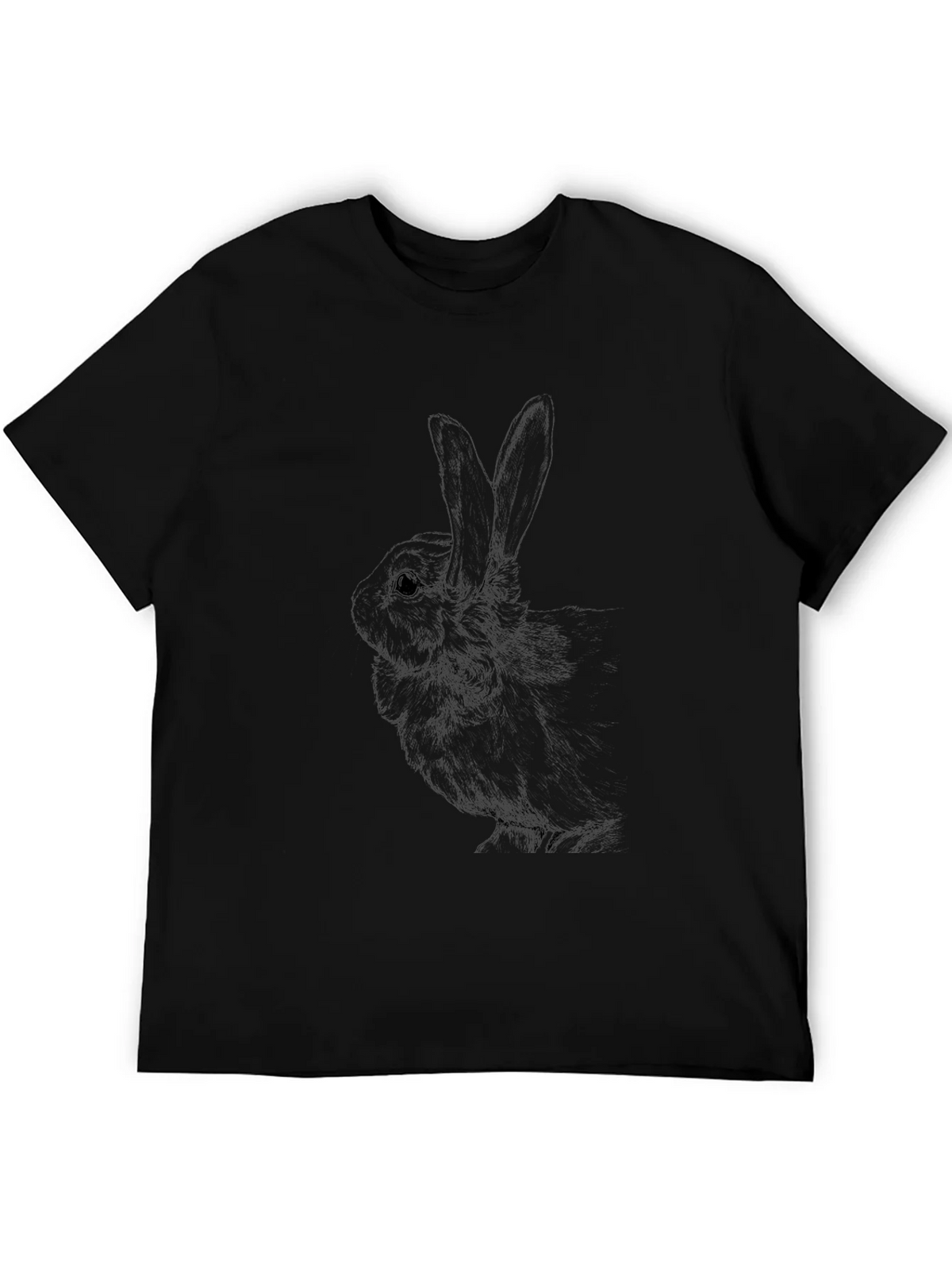 Black Rabbit Graphic Tee - Unisex Cotton Blend product image 8