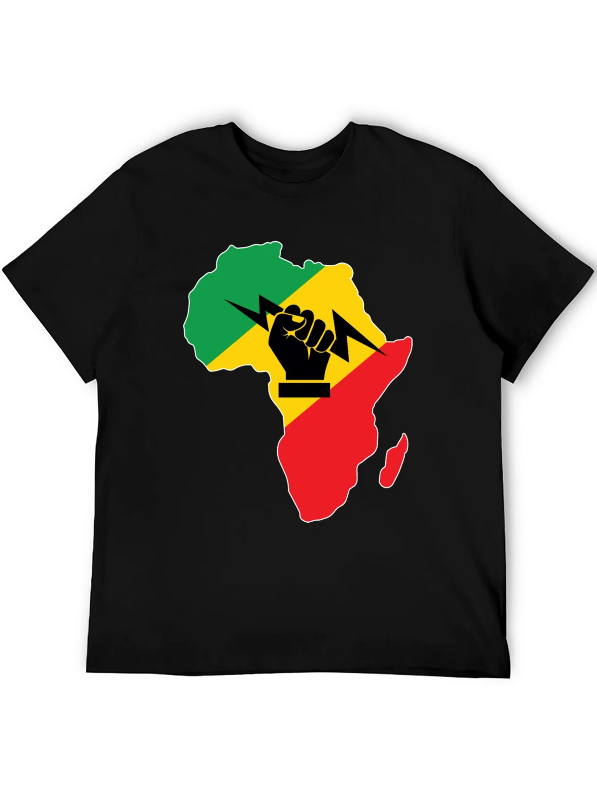 Africa Fist Power T-Shirt - Black Pride product image 8