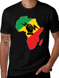 Africa Fist Power T-Shirt - Black Pride product image 1