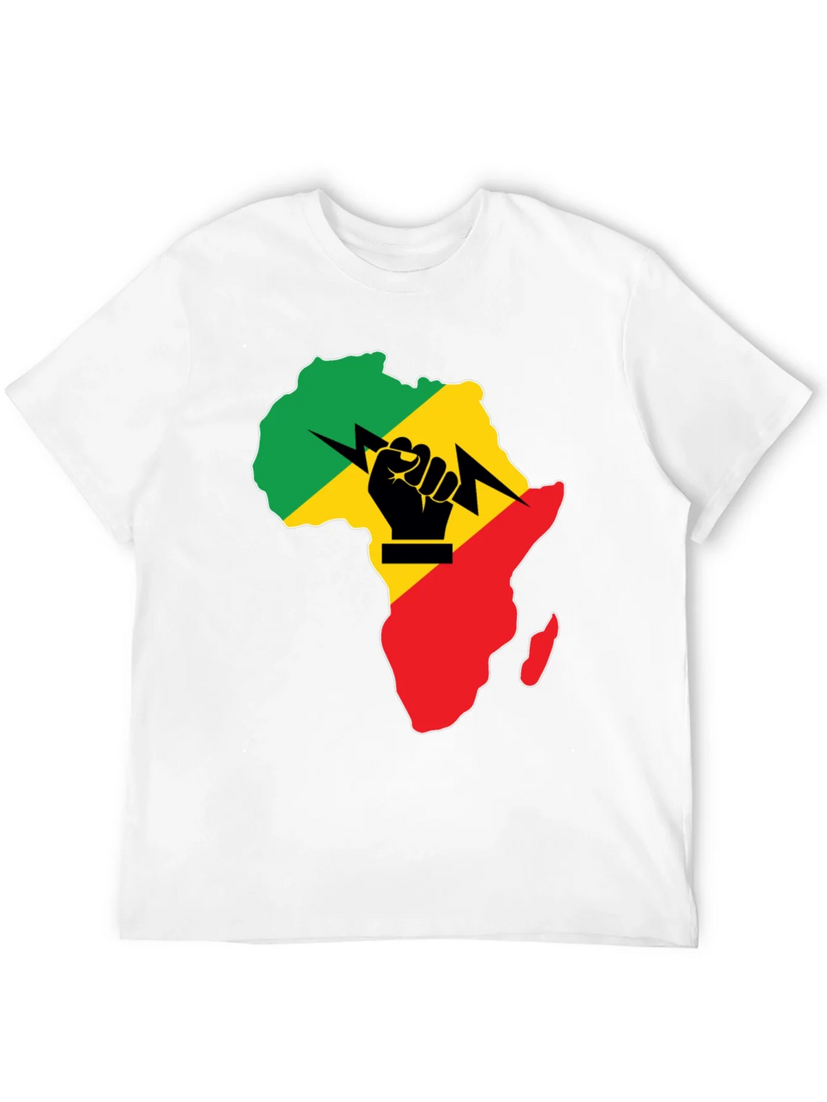 Africa Fist Power T-Shirt - Black Pride product image 3