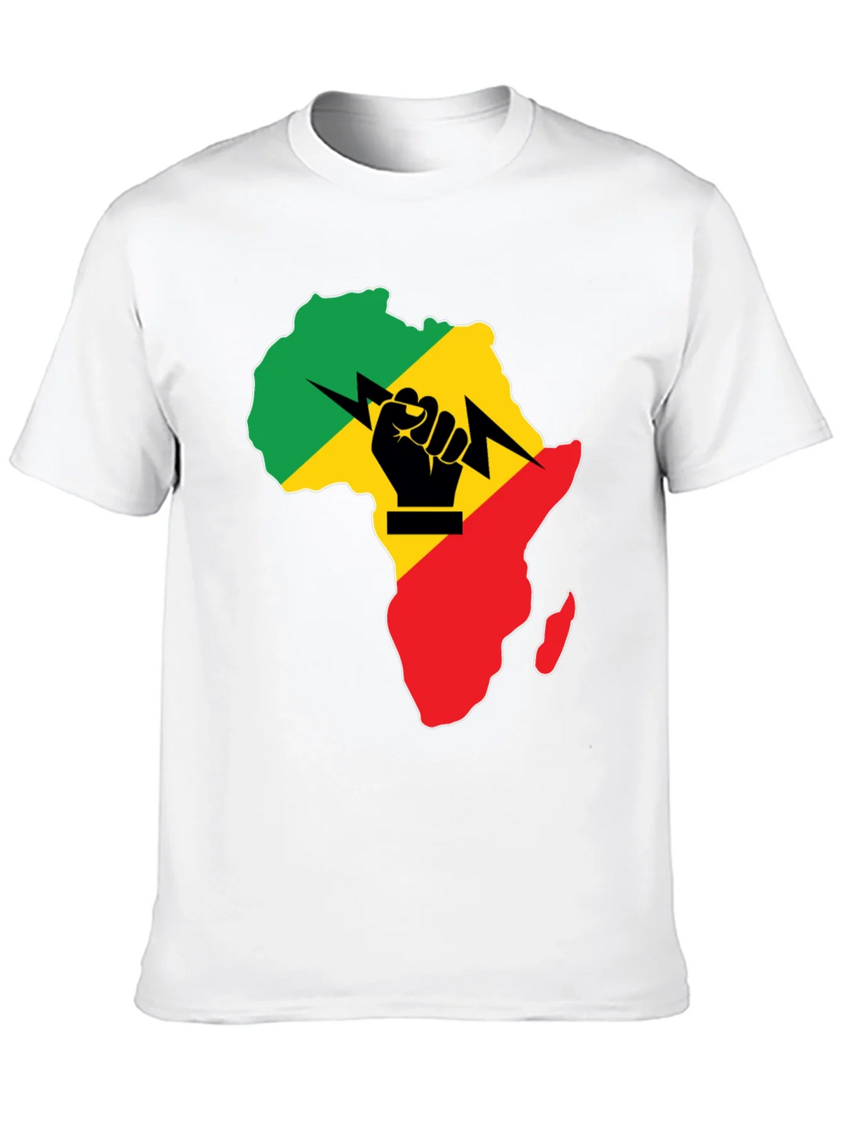 Africa Fist Power T-Shirt - Black Pride product image 12
