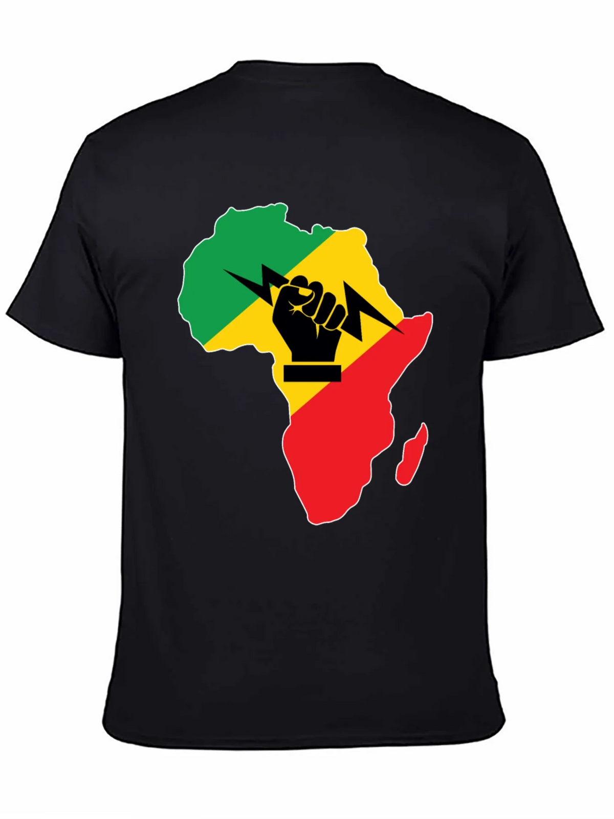 Africa Fist Power T-Shirt - Black Pride product image 7