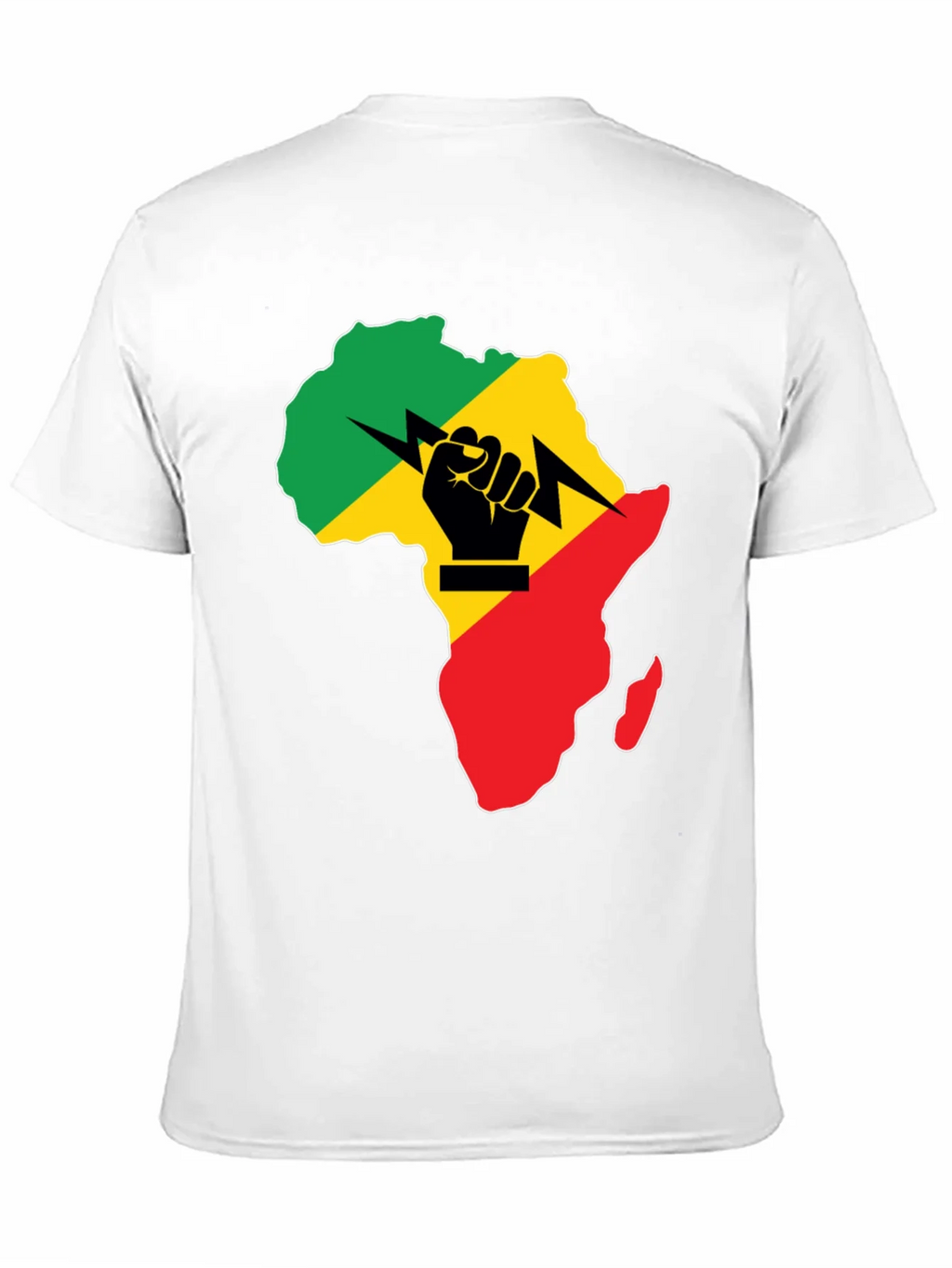 Africa Fist Power T-Shirt - Black Pride product image 2