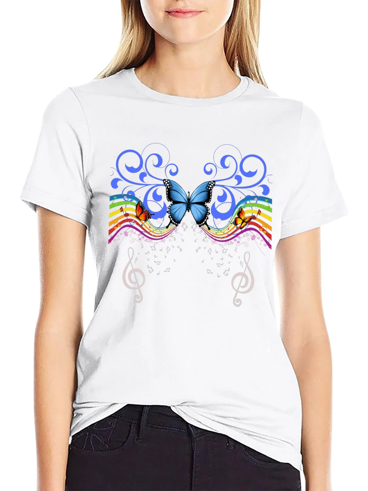Butterfly Music Graphic Tee product image 11