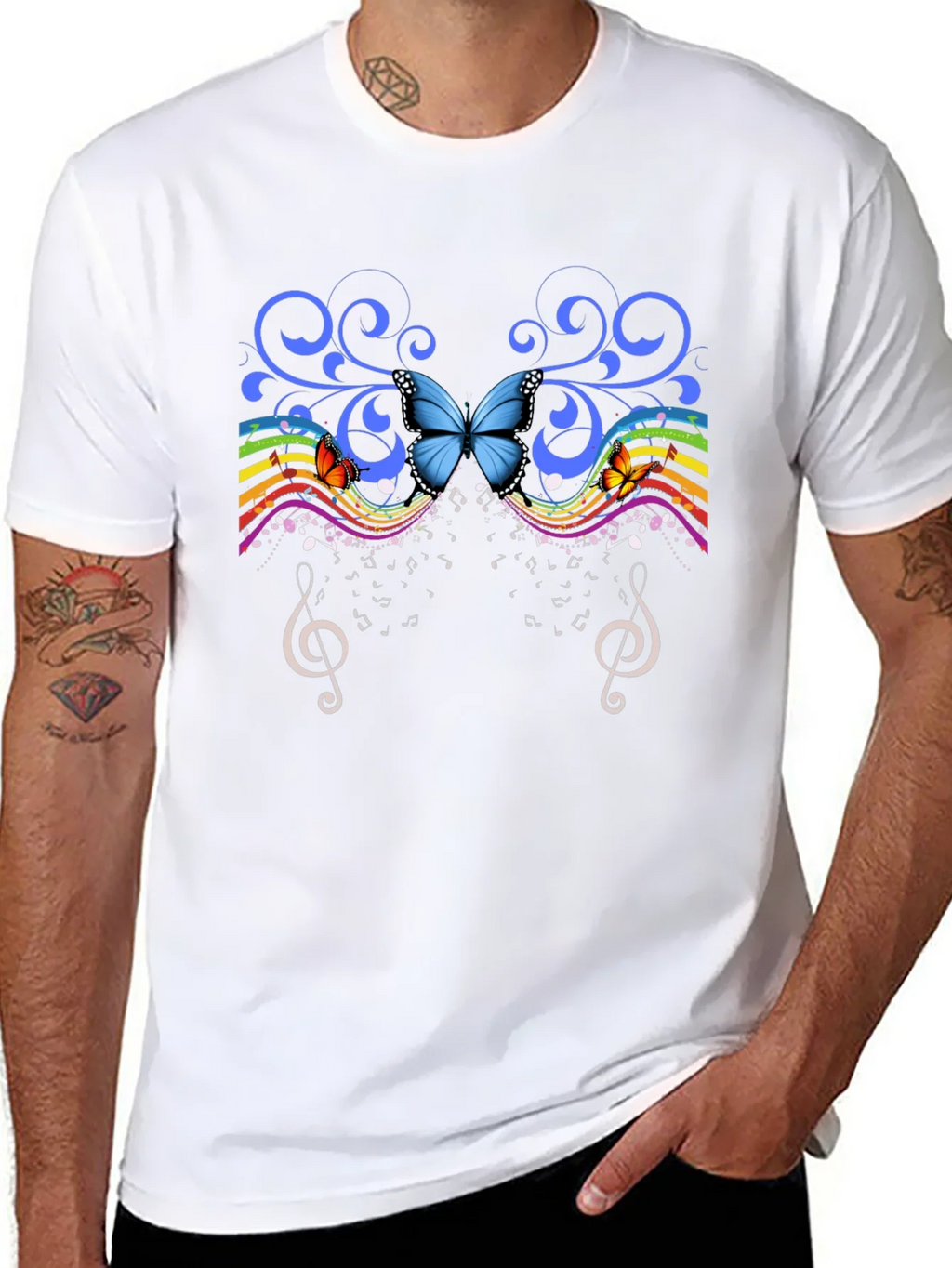 Butterfly Music Graphic Tee product image 10
