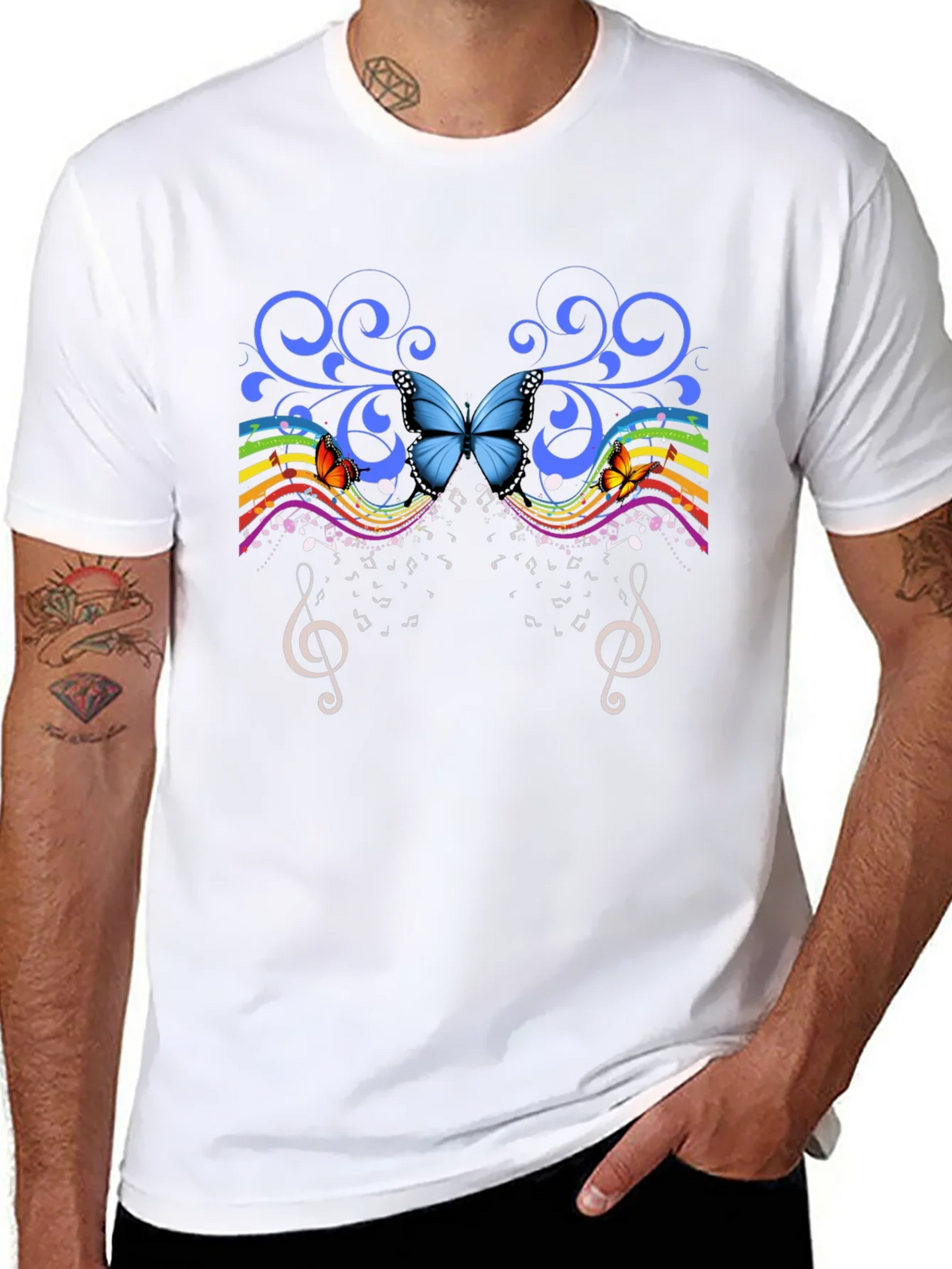 Butterfly Music Graphic Tee product image 10