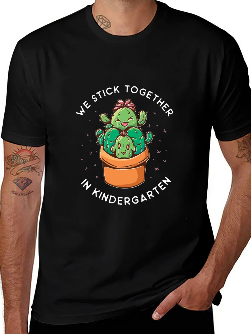 Kindergarten Cactus T-Shirt - We Stick Together! product image 1