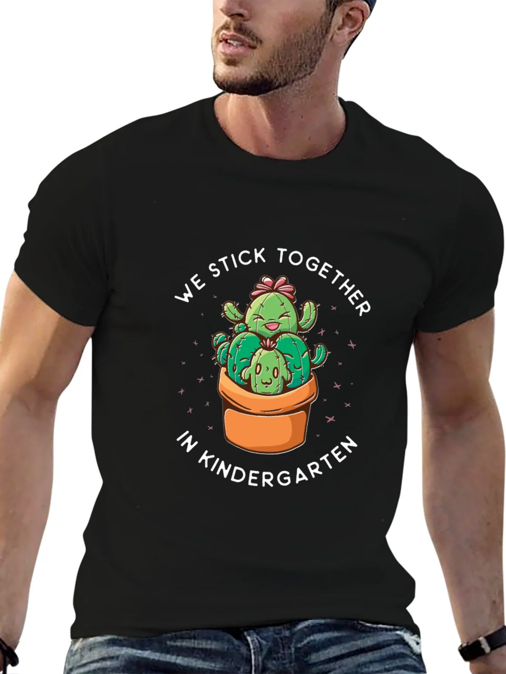 Kindergarten Cactus T-Shirt - We Stick Together! product image 9