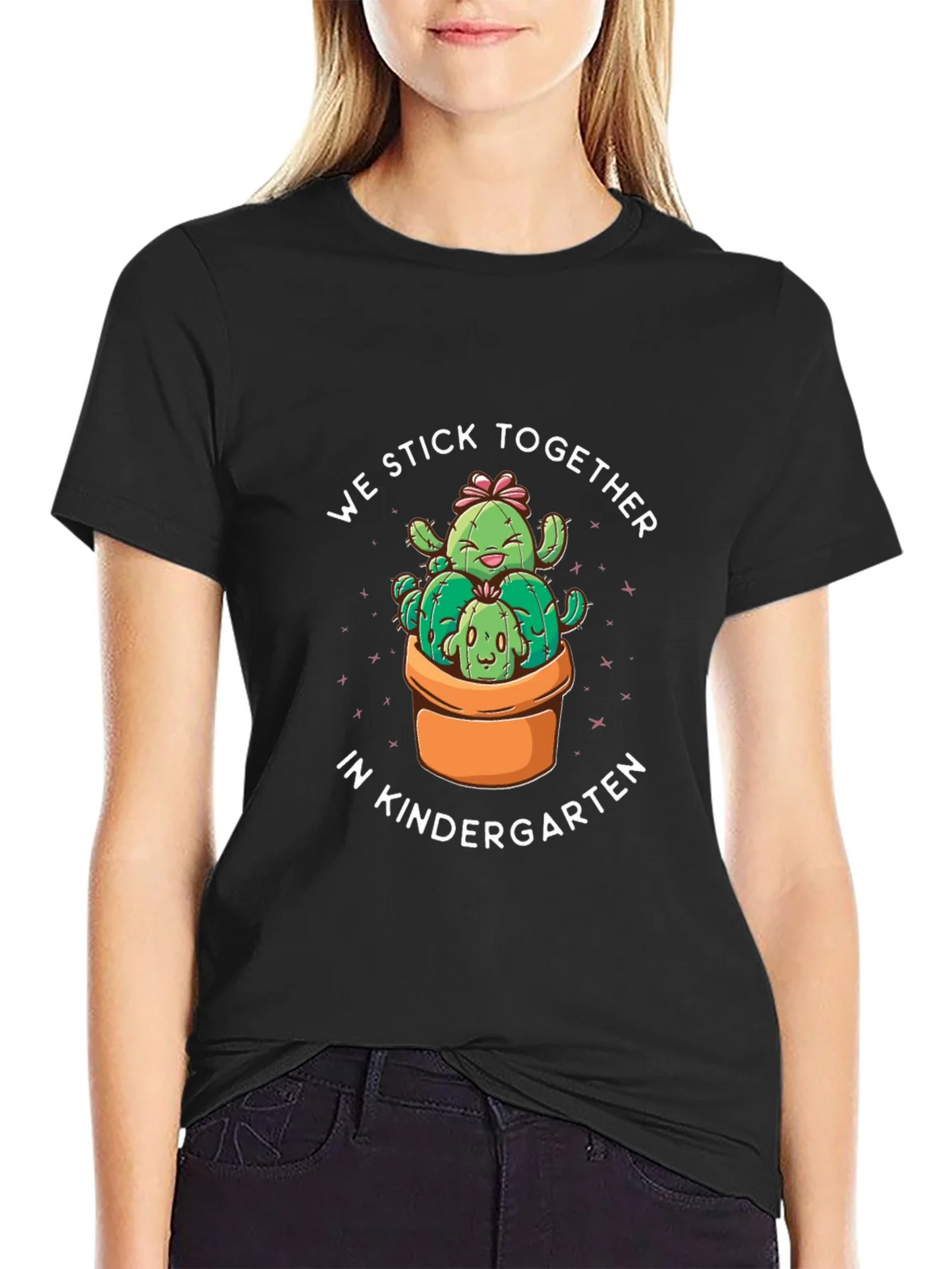Kindergarten Cactus T-Shirt - We Stick Together! product image 5