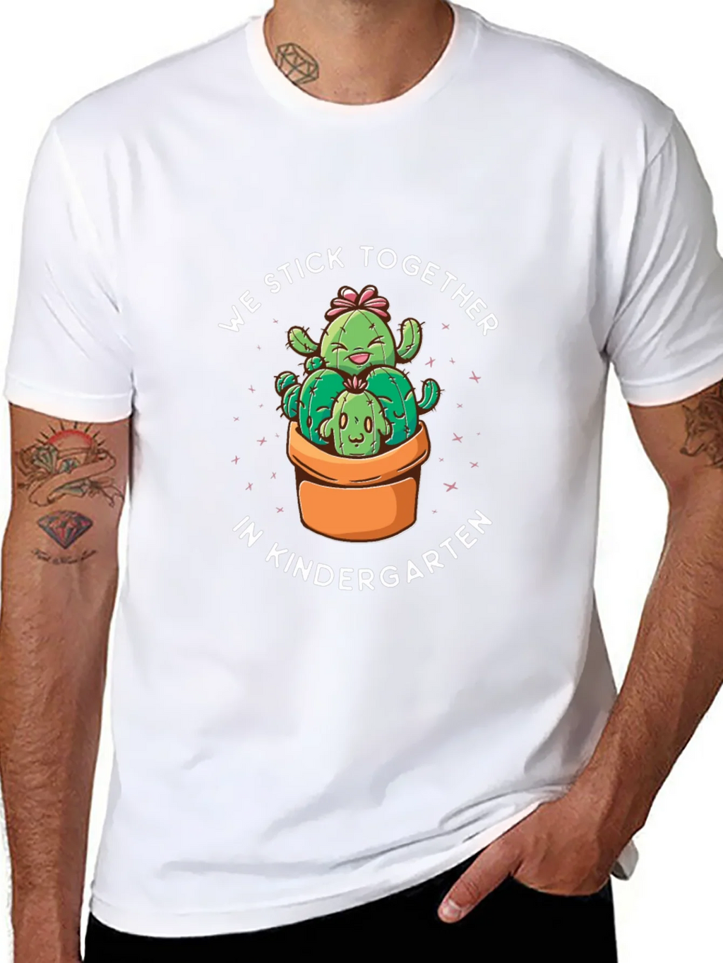 Kindergarten Cactus T-Shirt - We Stick Together! product image 10