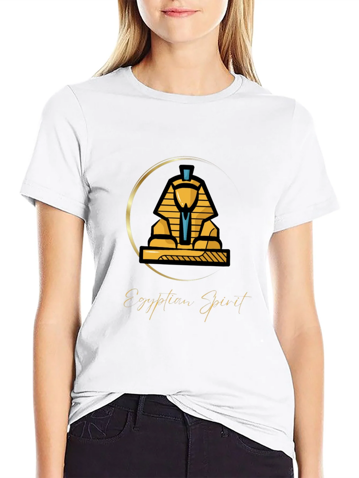 Egyptian Spirit Sphinx Graphic T-Shirt product image 11