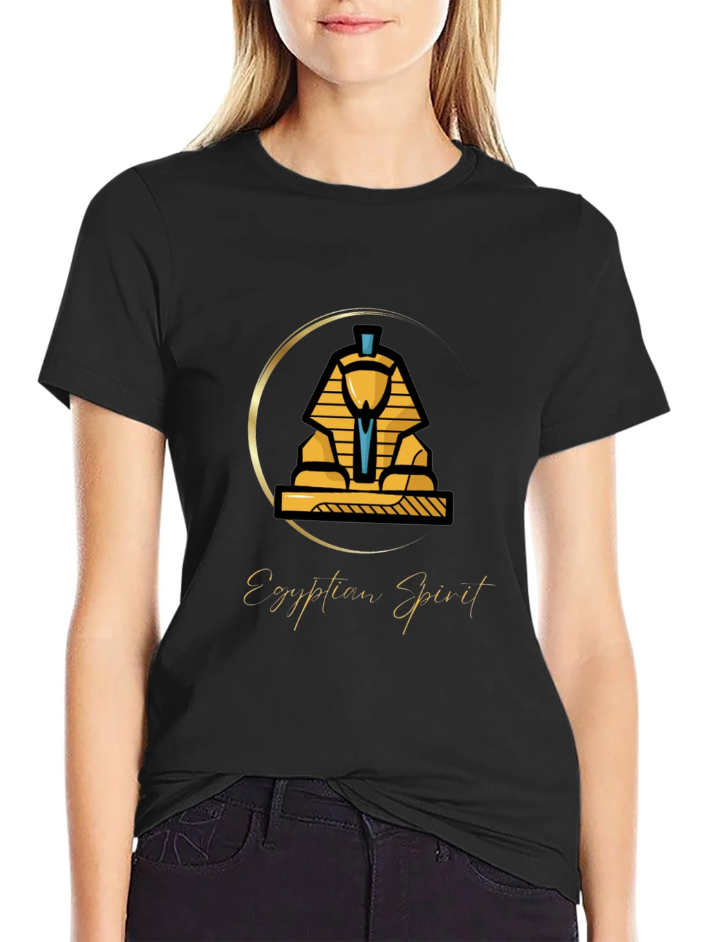 Egyptian Spirit Sphinx Graphic T-Shirt product image 5