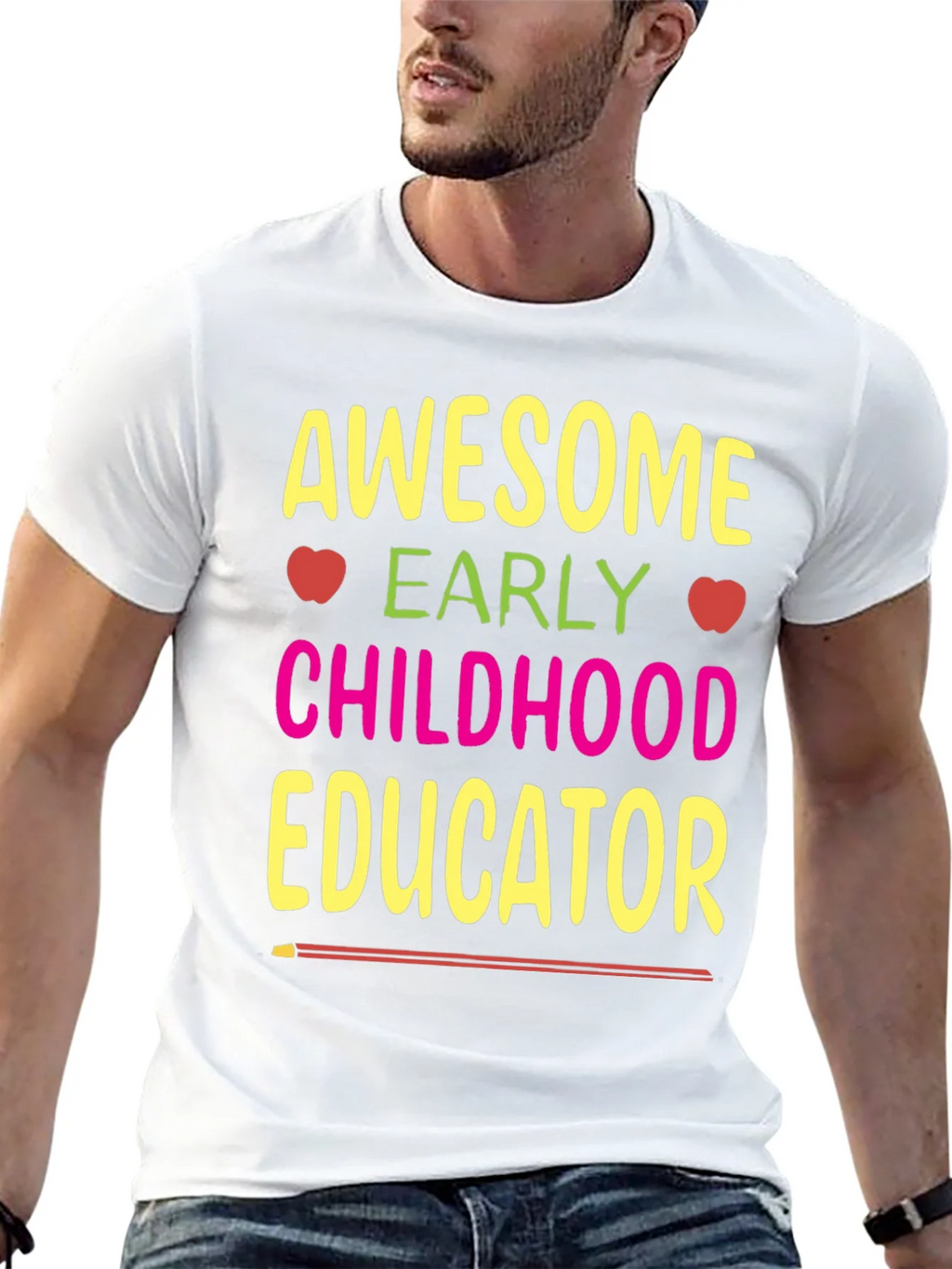 Awesome Early Childhood Educator T-Shirt product image 4