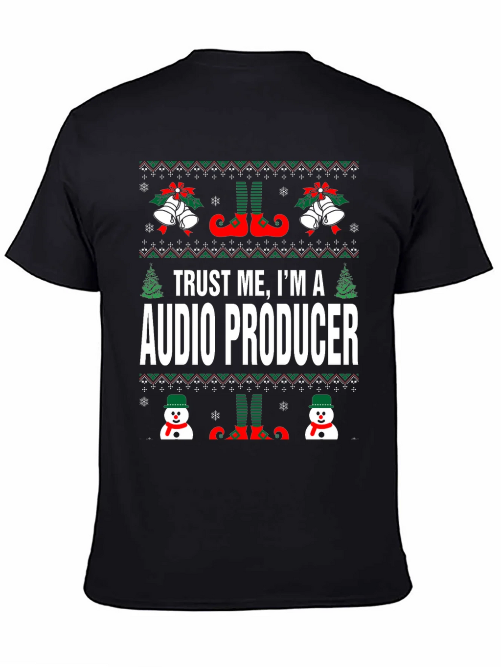 Trust Me Im A Audio Producer Christmas T-Shirt product image 7