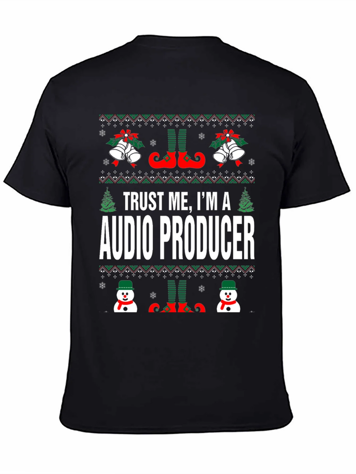 Trust Me Im A Audio Producer Christmas T-Shirt product image 7