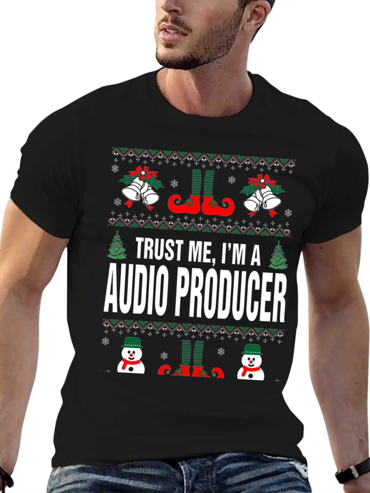 Trust Me Im A Audio Producer Christmas T-Shirt product image 9