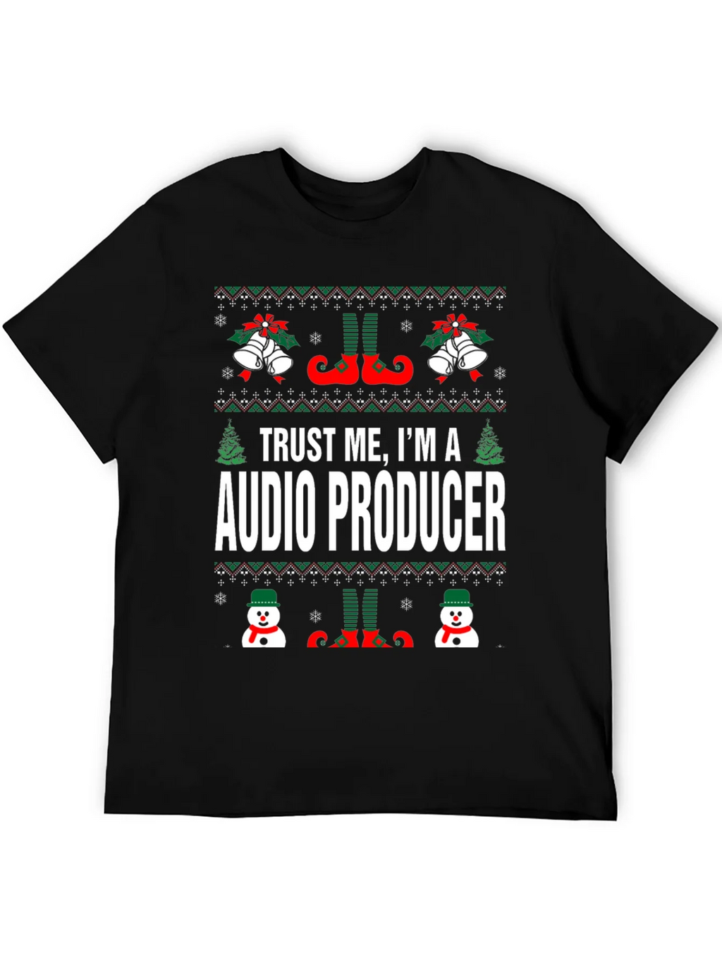 Trust Me Im A Audio Producer Christmas T-Shirt product image 8