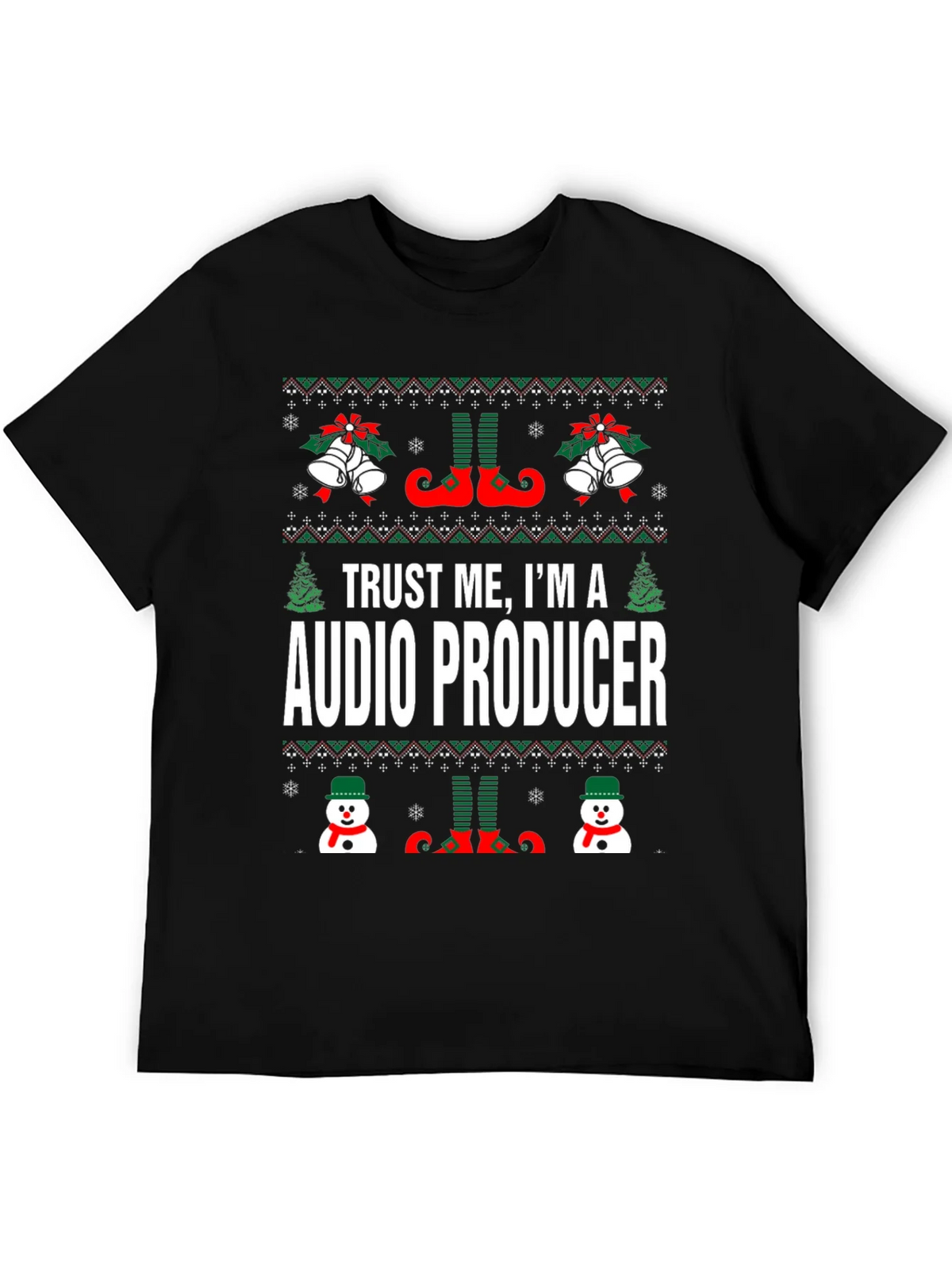 Trust Me Im A Audio Producer Christmas T-Shirt product image 8