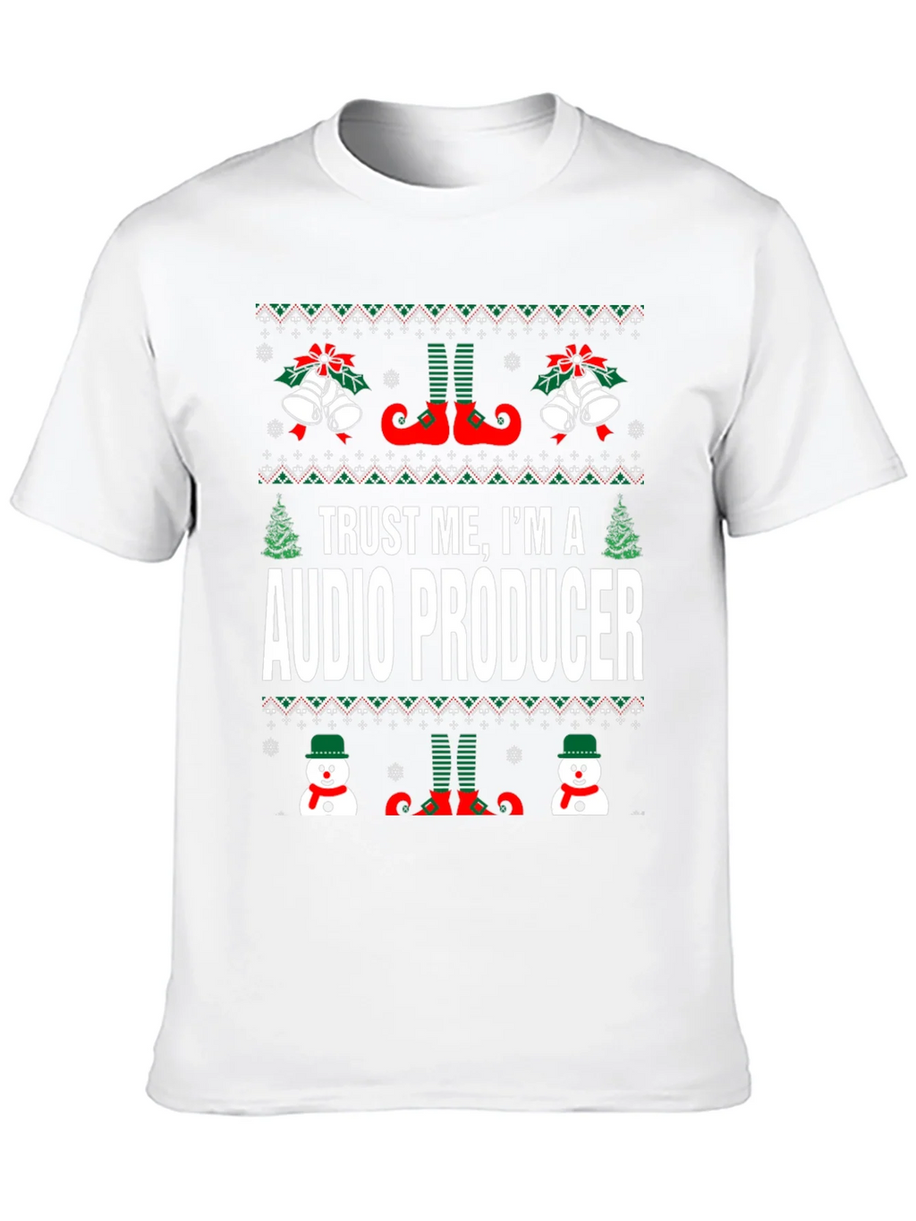 Trust Me Im A Audio Producer Christmas T-Shirt product image 12
